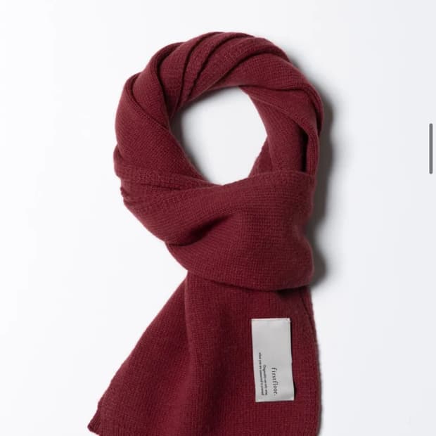 퍼스트플로어 캐시미어 블랜디드 와이드 머플러