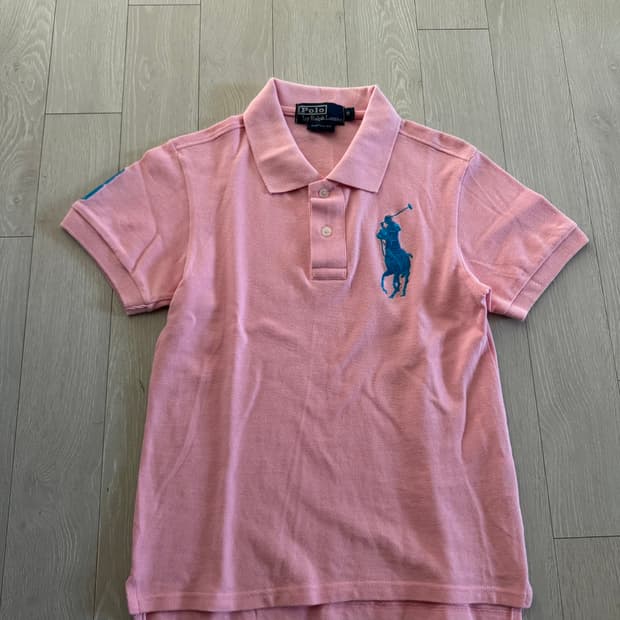 폴로 빅포니 우먼스 딸기우유 카라티 