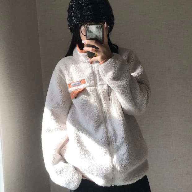 콜롬비아 아이보리 후리스