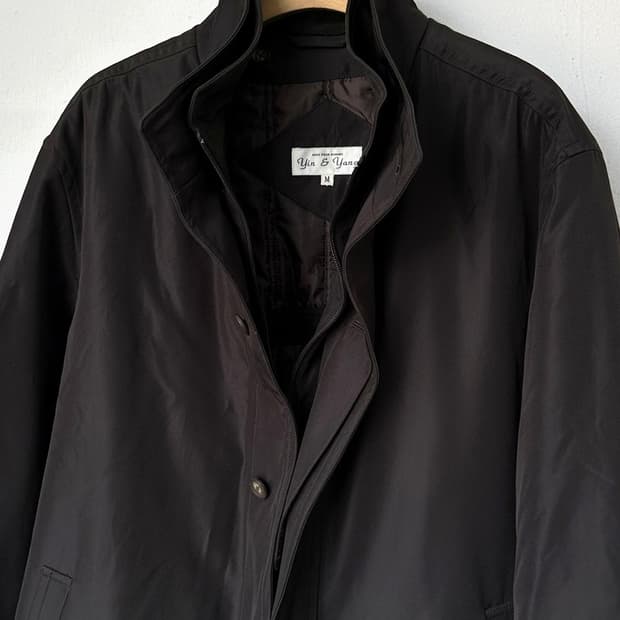 fake layered 2way treveler coat