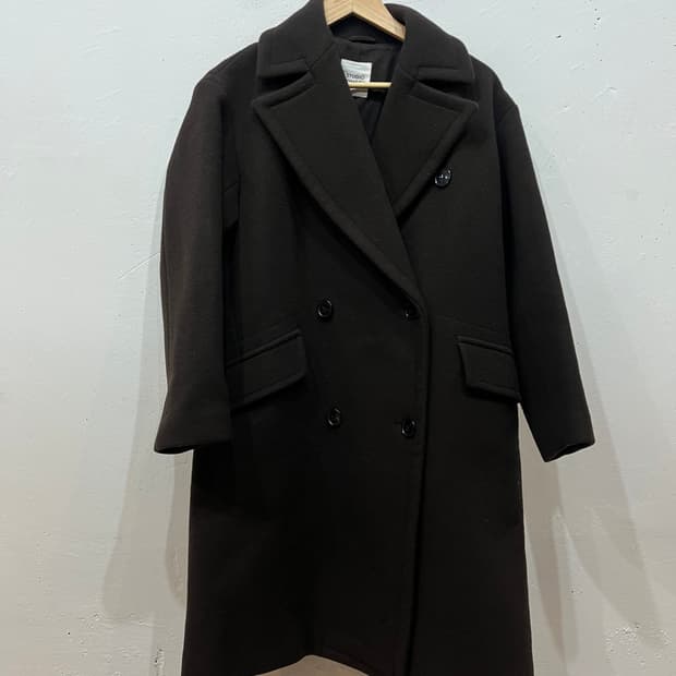 스튜디오 톰보이 더블 울 코트 