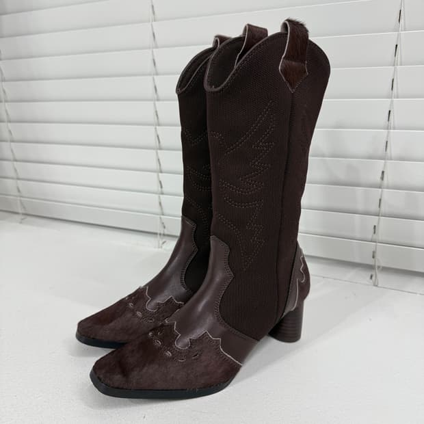 anne coquine 송치 웨스턴 부츠