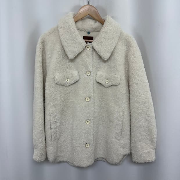   LBL 여자 보들보들 카라 뽀글이 자켓  M (구66)