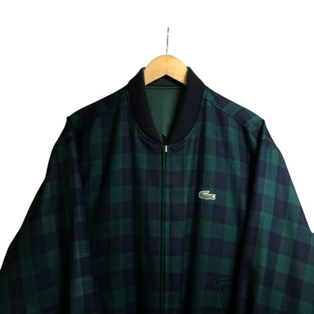 라코스테 서광 양면 리버시블 정품 블루종자켓