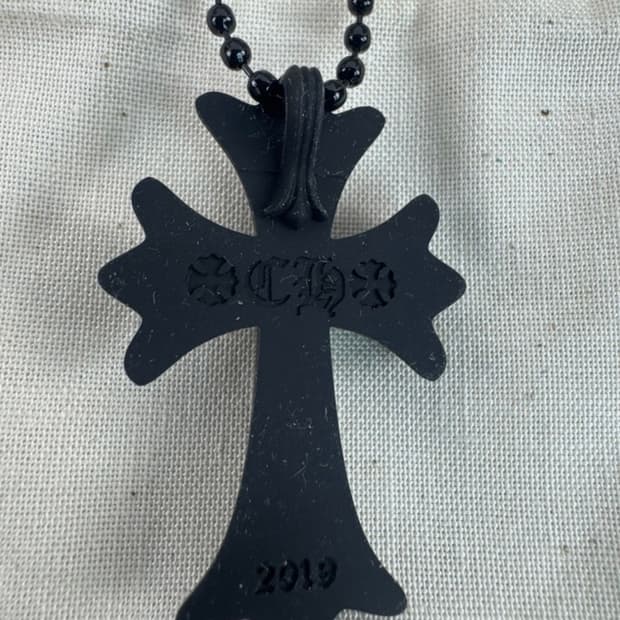 크롬하츠 실리콘 실리크롬 목걸이 블랙 24