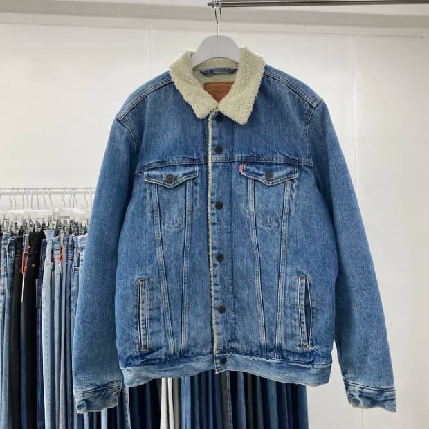 리바이스 쉐르파데님자켓 L사이즈 a3887