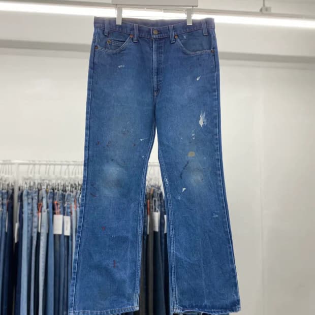 리바이스516 부츠컷 80s USA 오렌지탭 33사이즈 a4140