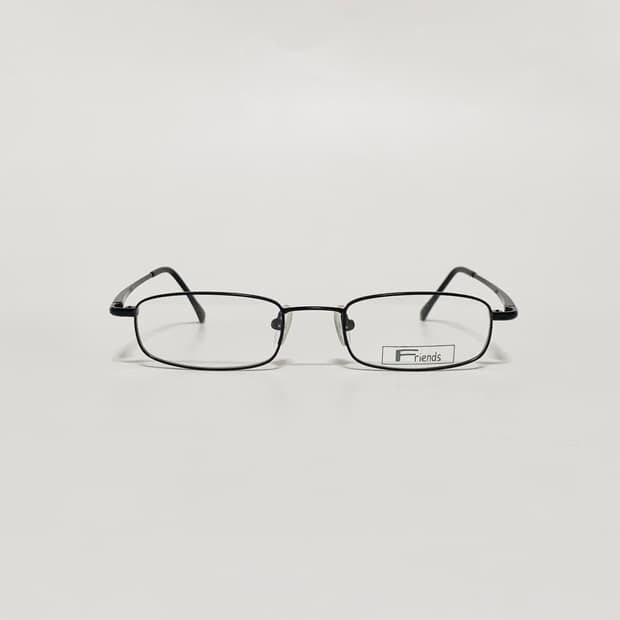 939 데드스탁 블랙 슬림 사각 안경테 기본 데일리 메탈 안경 가벼운