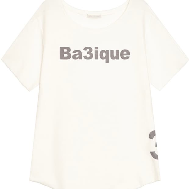 샵페어리 fe.3 루즈 로고 티셔츠 아이보리