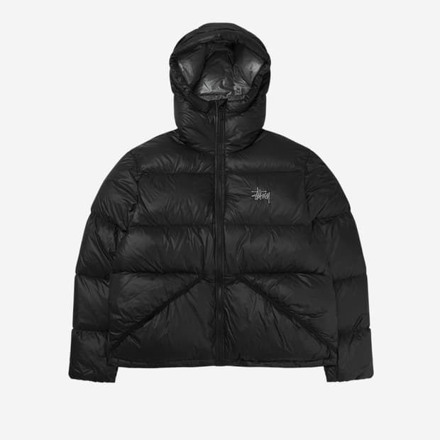 스투시 다운 파카 마이크로 립스탑 팬텀 블랙 XXL 판매 or XL 교환