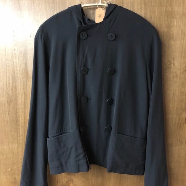 Gomme 더블 버튼 후드 자켓