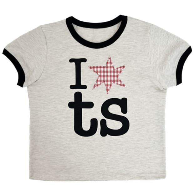 탄산마그네슘 링커 티셔츠 아이보리