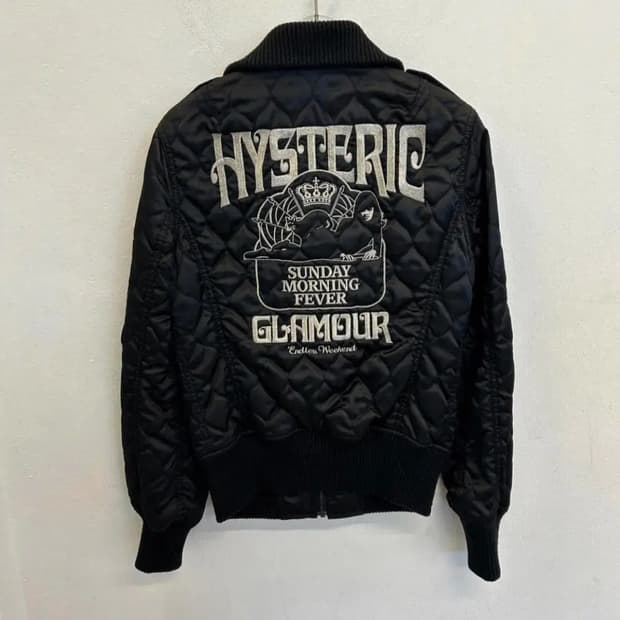 히스테릭 글래머 퀼팅 자켓패딩 