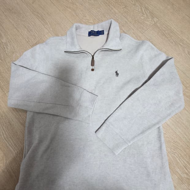 폴로랄프로렌 반집업 코튼 니트 M