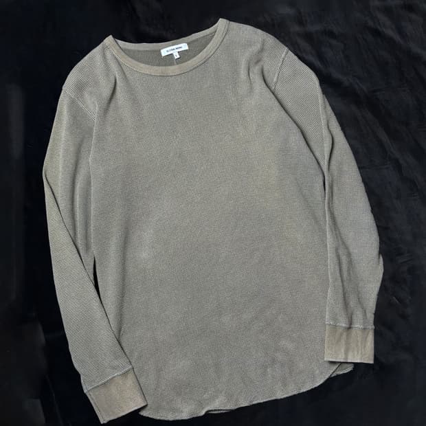 일본빈티지 글로벌워크 와플 롱슬리브