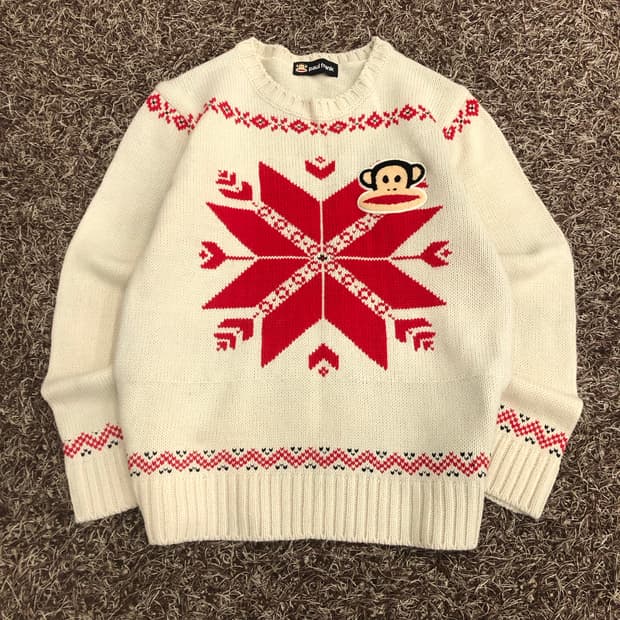 폴프랭크 노르딕 패턴 니트 