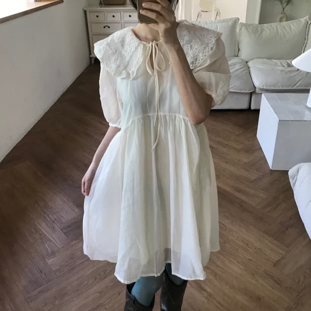 vintage ivory one-piece