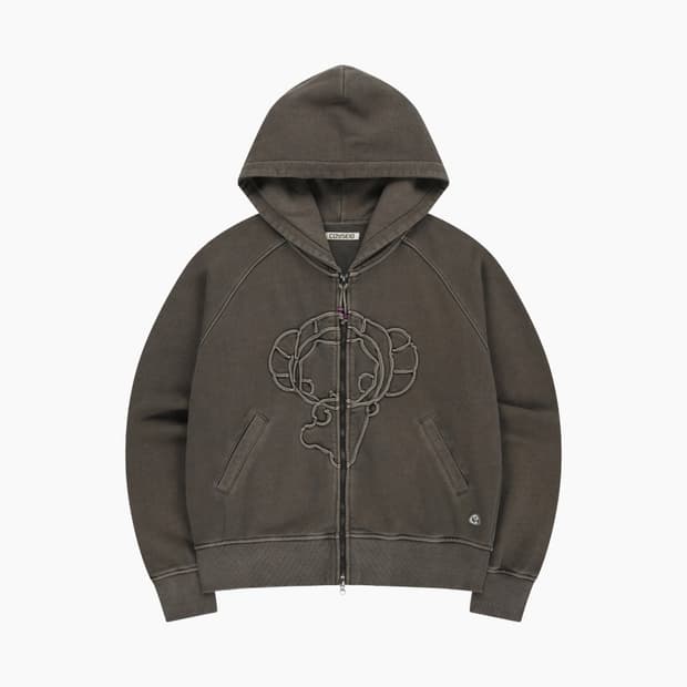 코이세이오 빈티지 테이프 후드집업 브라운 미시착 새제품 판매