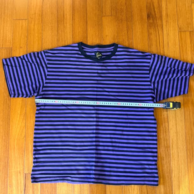 (L) 니들스 Needles 스트라이프 티