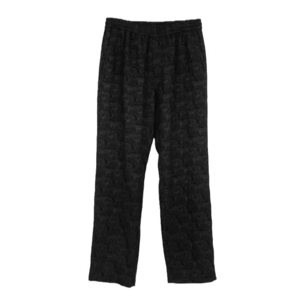 LIT / JACQUARD PATTERN TRACK PANTS