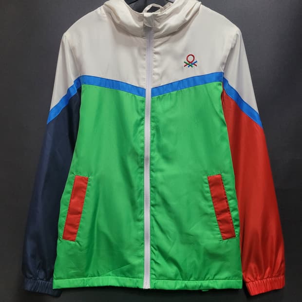 BENETTON 베네통 빈티지 바람막이 집업 자켓 