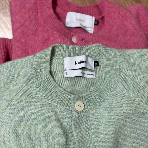 니티드 쉐기독가디건 XL