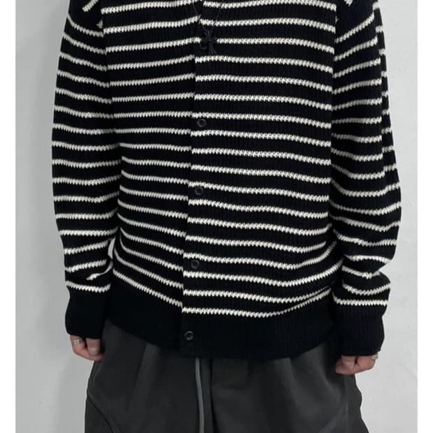 릿니즈 단가라 니트 가디건 M