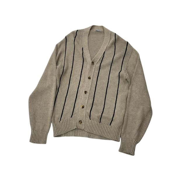 90s 꼼데가르송 옴므 스트라이프 니트 가디건