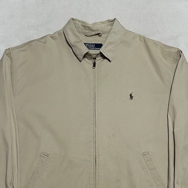 100 폴로랄프로렌 카키 포니 베이지 스윙톱 자켓