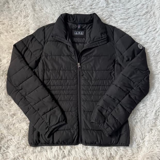 여성 아베크롬비 일본빈티지 경량패딩 빈티지패딩 블랙