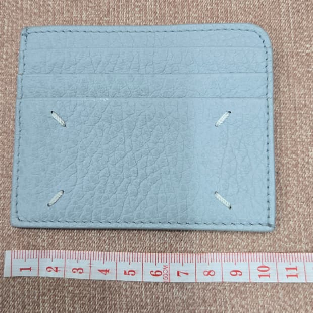 메종 마르지엘라 스티치 카드 홀더 블루