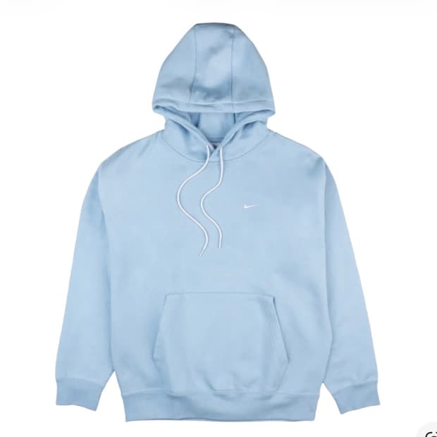 나이키 nrg 솔로 스우시 플리스 후드 싸이킥 블루 eu