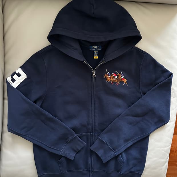 폴로 랄프로렌 트리플 빅포니 후드집업