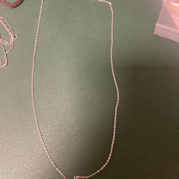 실버 925 큐빅 목걸이