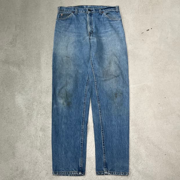 usa 리바이스 550 오렌지탭 데님팬츠 s10808