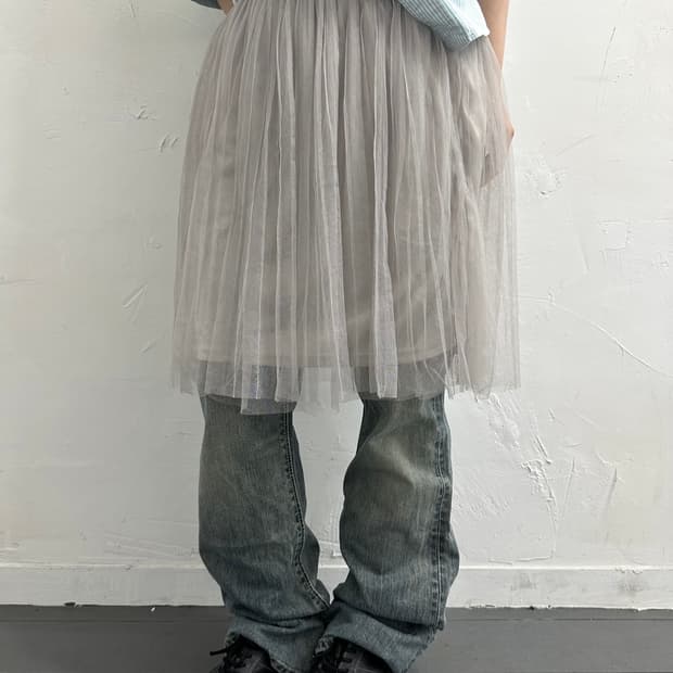 dazzlin sha midi skirt
