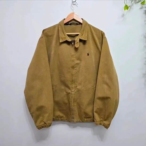 폴로 90S USA 베이직 포니 캔버스 스윙탑 자켓