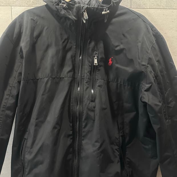 폴로 랄프로렌 블랙 바람막이 L