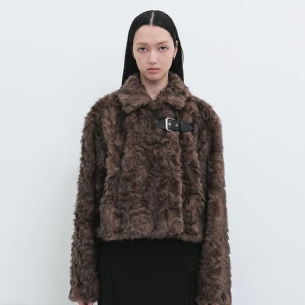 윤세 Yunse 퍼자켓 faux fur jacket