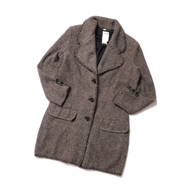 셀린느 Celine 3B Wool Half Coat  