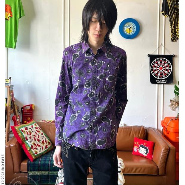 PPFM Archive Skull Paisley Graphic Shirt