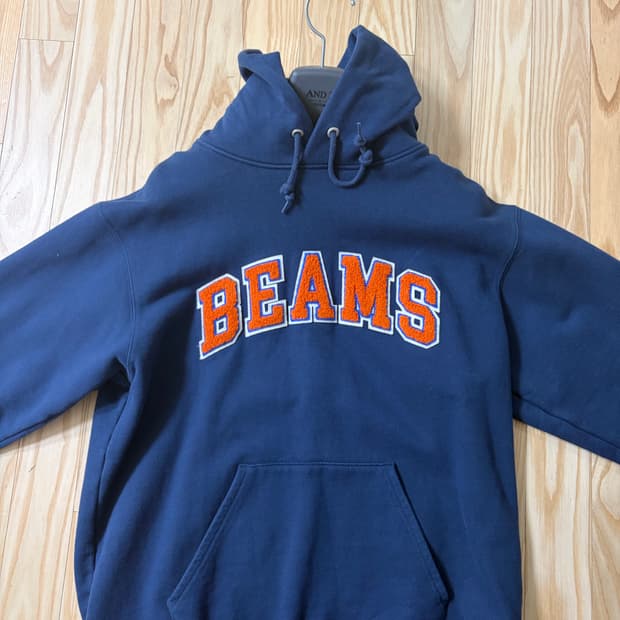 빔즈 베이직 후드티 네이비 L사이즈 