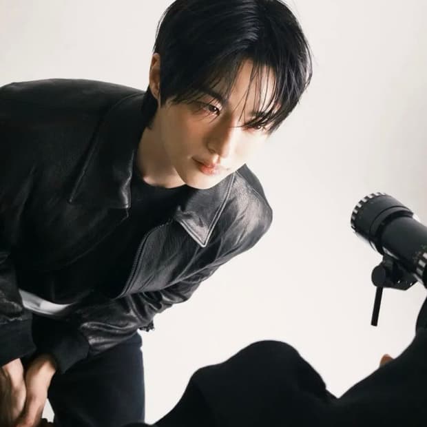 [XL] 렉토 벤 크링클 레더 가죽 점퍼 자켓 블랙