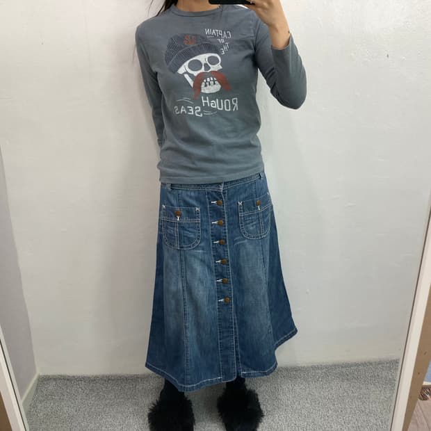해골 긴팔티 