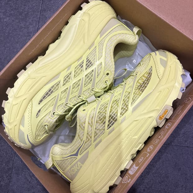 [230사이즈] 호카 U Mafate Three2 Grid JP 옐로