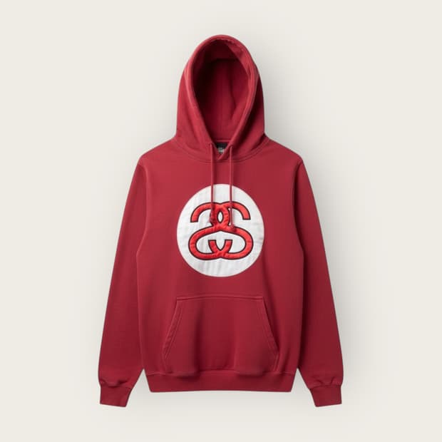 L/ 스투시 00s 아카이브 SS링크 기모 후드티