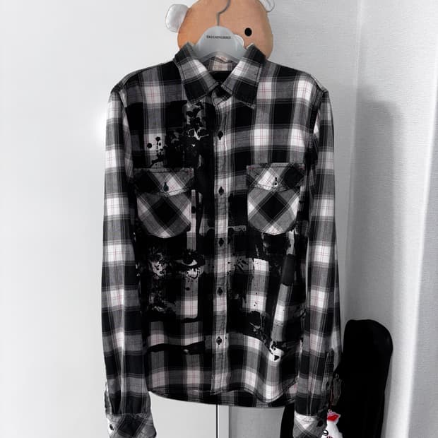 히스테릭글래머 체크셔츠