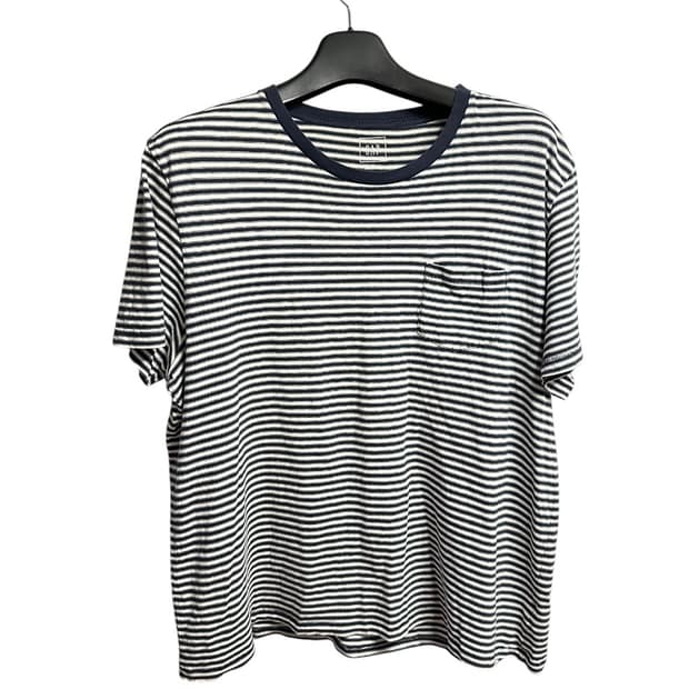 GAP 싱글스티치 스트라이프 링거 반팔 티셔츠 XL