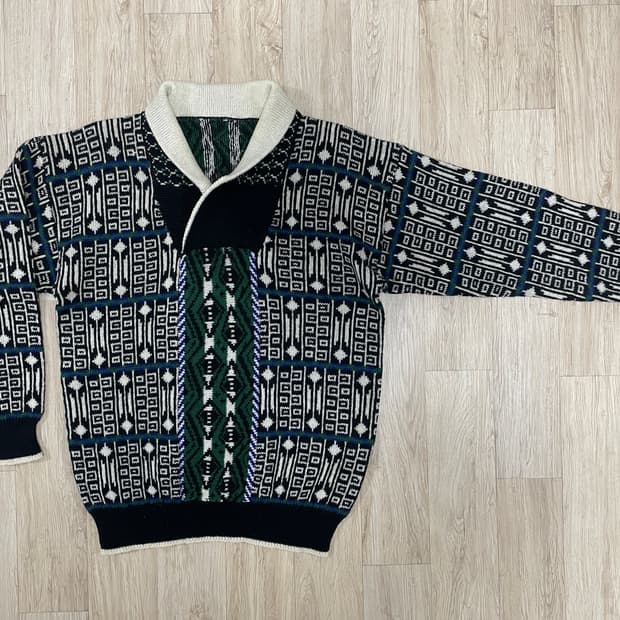 100) 나바호 빈티지 숄카라 울 스웨터(RRL&LVC&폴로)