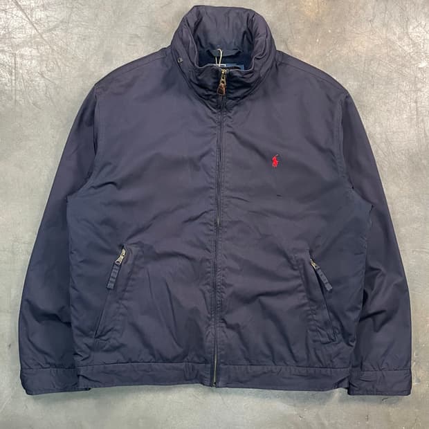 폴로 나일론 블루종 자켓